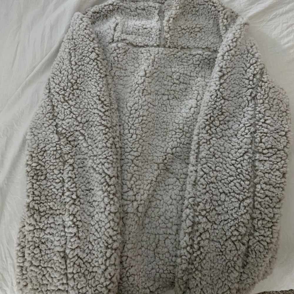 teddy pull over half zip - Picture 2 of 2